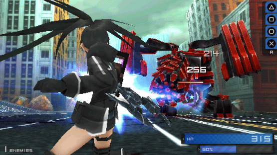 Black Rock Shooter: The Game Screenshot