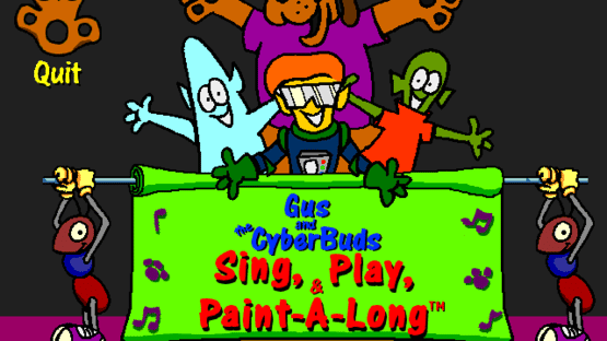 Gus and the Cyberbuds: Sing, Play & Paint-A-Long Screenshot