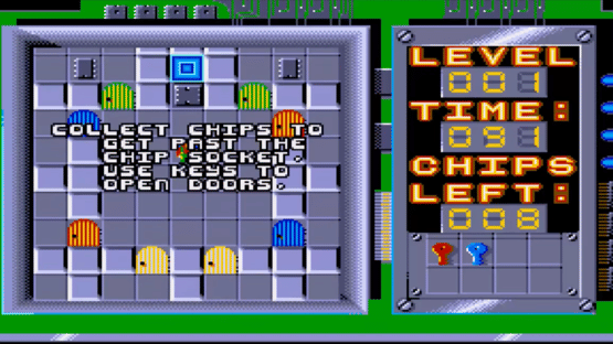 Chip's Challenge Screenshot