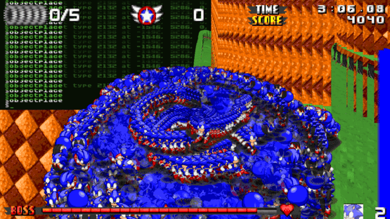 Sonic Robo Blast 2: Top Down Screenshot