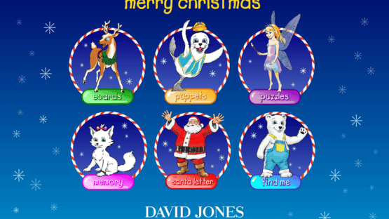 David Jones: Merry Christmas CD-ROM Screenshot