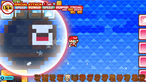 Pixel Game Maker Series: LunLun Superherobabys DX Screenshot