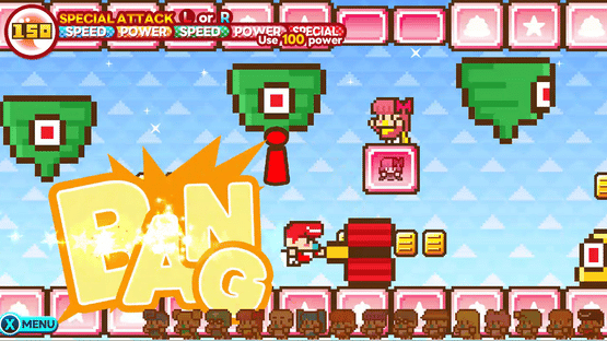 Pixel Game Maker Series: LunLun Superherobabys DX Screenshot