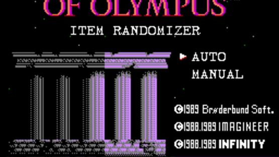 The Battle of Olympus: Item Randomizer Screenshot