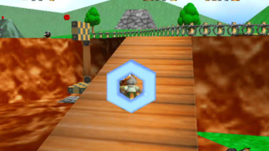 Melee Fox & Falco in Super Mario 64 Screenshot