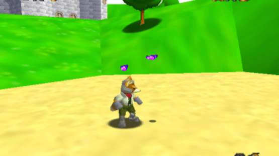 Melee Fox & Falco in Super Mario 64 Screenshot