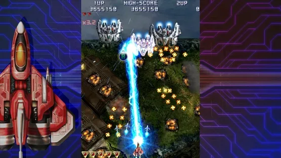 Raiden IV x Mikado Remix: Deluxe Edition gameplay screenshot 2