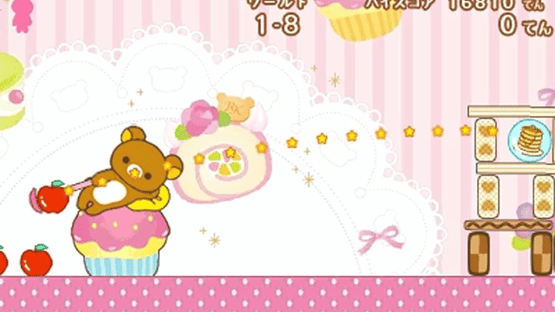 Neratte! Tobashite! Rilakkuma GuraGura Sweets Tower Screenshot