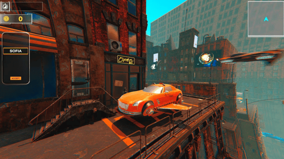 Cyber Taxi Simulator Screenshot