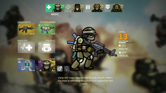 Strike Force Heroes: Original Flash Outfits Screenshot