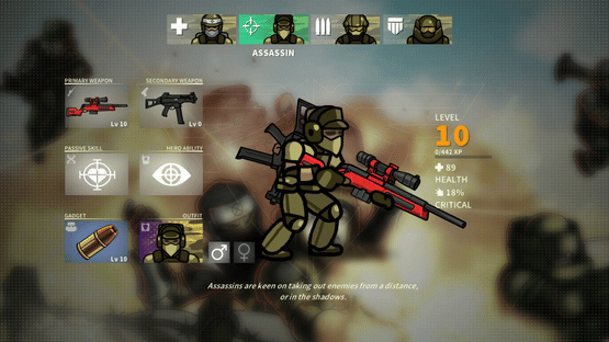 Strike Force Heroes: Original Flash Outfits Screenshot