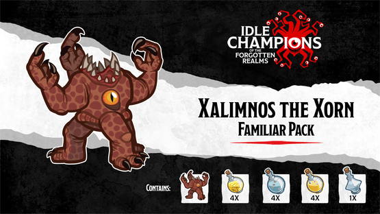 Idle Champions: Xalimnos the Xorn Familiar Pack Screenshot