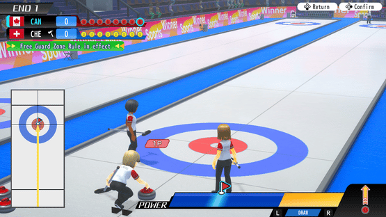 Let's Play Curling!! Screenshot