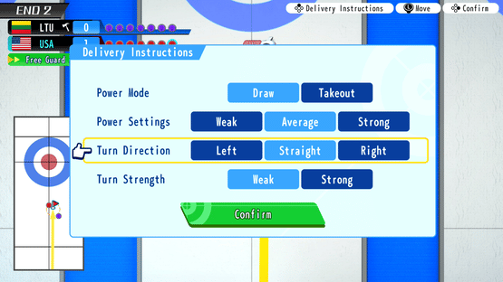 Let's Play Curling!! Screenshot