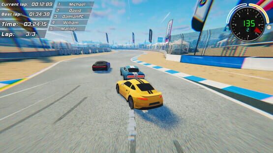 Toon Roads: Race & Drift screenshot 1
