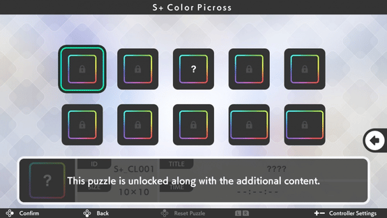 Picross S+ Screenshot