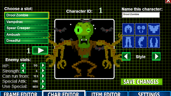 8-Bit RPG Creator: Zombies Attack! Screenshot