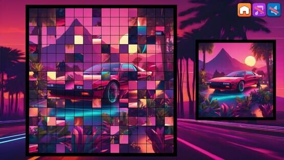 OG Puzzlers: Synthwave Cars screenshot 6