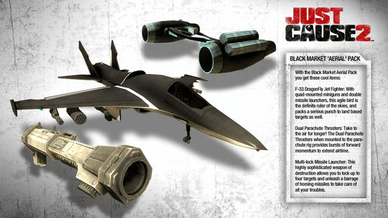 Just Cause 2: Black Market Aerial Pack DLC Screenshot