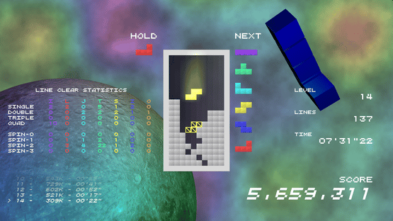 Example Block Game Screenshot