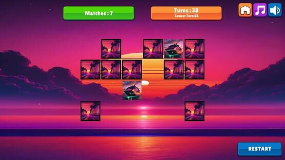 OG Memory: Synthwave Boats screenshot 1