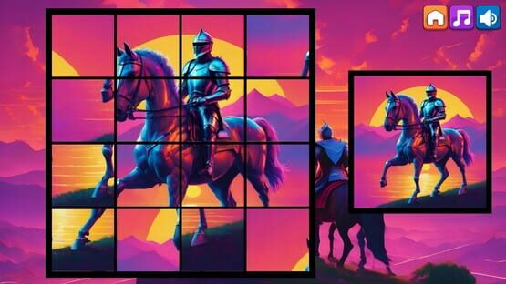 OG Puzzlers: Synthwave Knights screenshot 4