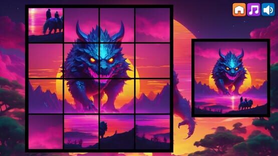 OG Puzzlers: Synthwave Monsters screenshot 4