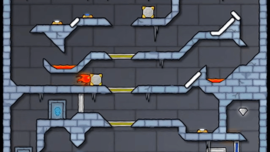 Fireboy and Watergirl in the Ice Temple Screenshot