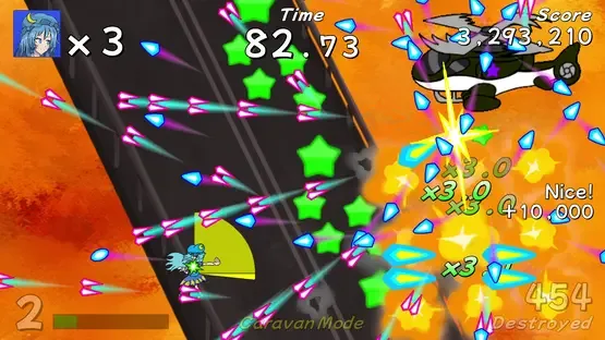 Bootleg Soldier Azure: Astral Rave gameplay screenshot 4