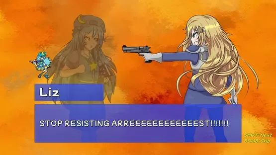 Bootleg Soldier Azure: Astral Rave gameplay screenshot 3
