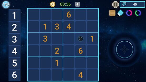 Sudoku constellation screenshot 1