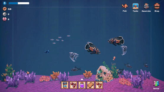 Tiny Aquarium: Social Fishkeeping Screenshot