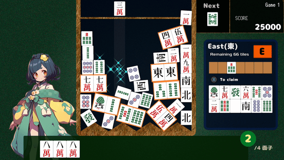 Drop Mahjong Tiles Screenshot