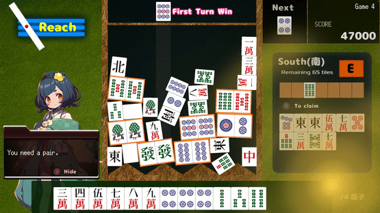 Drop Mahjong Tiles Screenshot