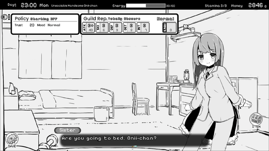 Living With Sister: Monochrome Fantasy Screenshot