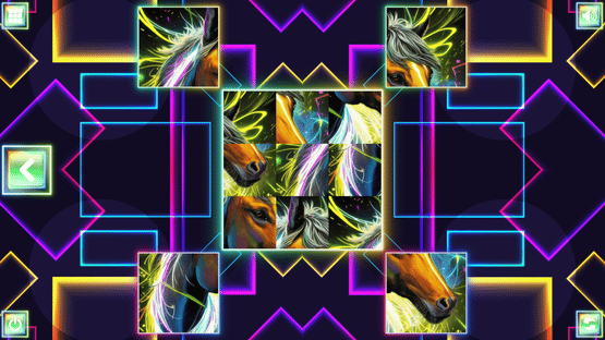 Neon Fantasy: Horses Screenshot