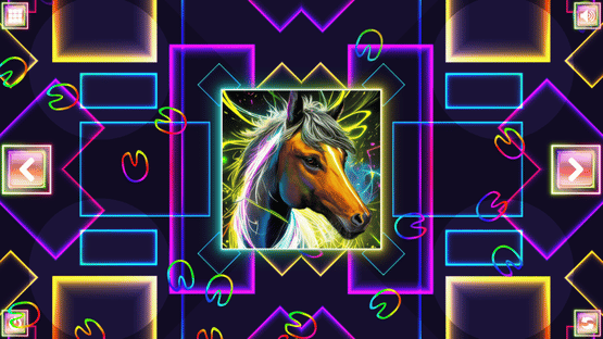 Neon Fantasy: Horses Screenshot
