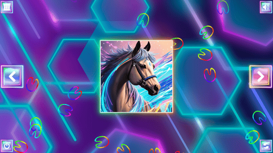 Neon Fantasy: Horses Screenshot