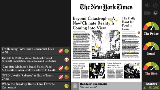 The New York Times Simulator Screenshot