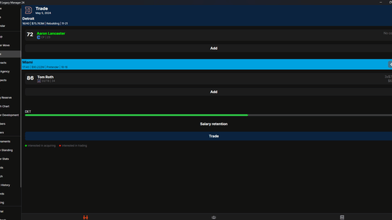 Baseball Legacy Manager 24 Screenshot