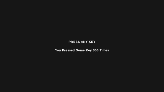 Press Any Key Screenshot