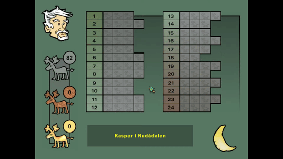 Kaspar i Nudådalen Screenshot