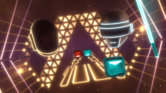 Beat Saber: Daft Punk - "Harder, Better, Faster, Stronger" Screenshot