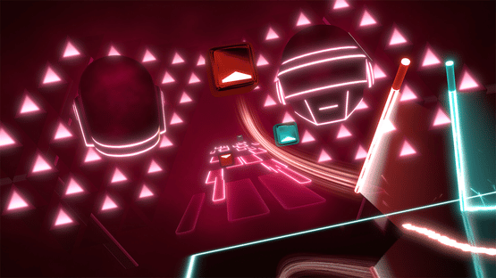 Beat Saber: Daft Punk - "Harder, Better, Faster, Stronger" Screenshot