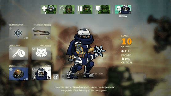 Strike Force Heroes: Ninja Class Screenshot