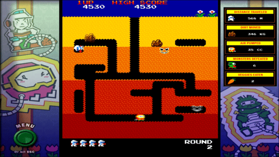 Namco All-Stars: Dig Dug Screenshot