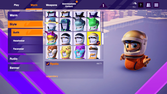 Worms Rumble: Spaceworm and Alien Double Pack Screenshot