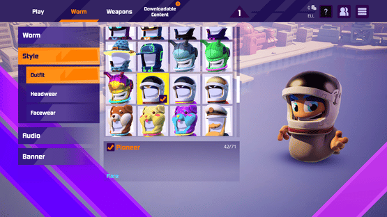 Worms Rumble: Spaceworm and Alien Double Pack Screenshot
