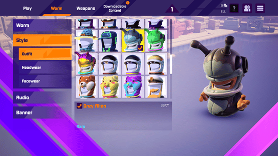 Worms Rumble: Spaceworm and Alien Double Pack Screenshot