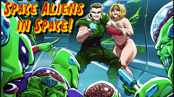 DOSMan: Space Aliens in Space! Screenshot